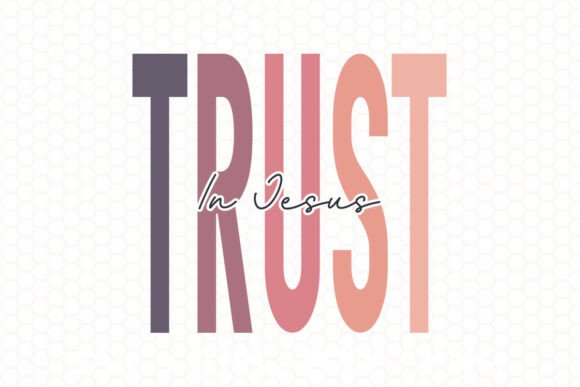 BOHO CHRISTIAN TRUST in JESUS: A Versatile Craft and Graphics Asset