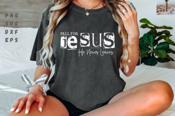 Branding with Fall for Jesus He Never Leaves Design