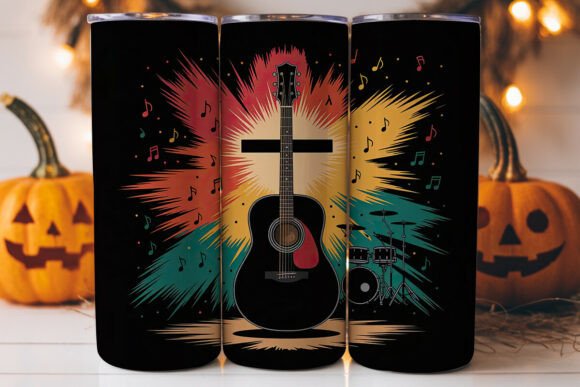 Christian Music Tumbler Wrap: A Versatile Graphics Asset