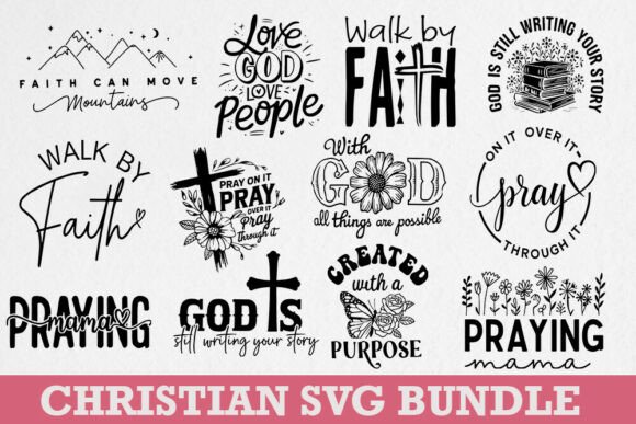 Christian SVG Bundle, God: A Versatile Design Review