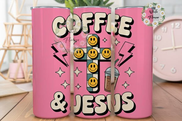 Coffee Jesus Tumbler Wrap: A Unique Graphics Asset for Tumbler Wraps