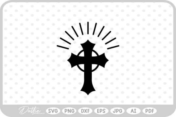 Cross Religious Jesus SVG PNG for Graphics and Crafts