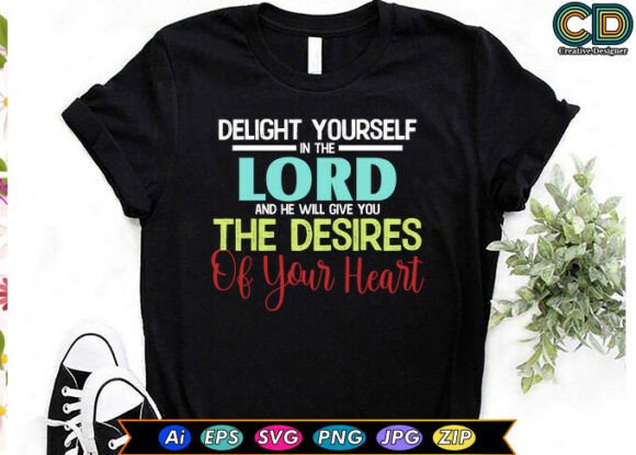 DELIGHT YOURSELF in the LORD: Graphics for Print Templates