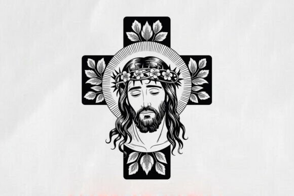 Floral Christian Cross SVG: A Versatile Graphics Asset for Crafts