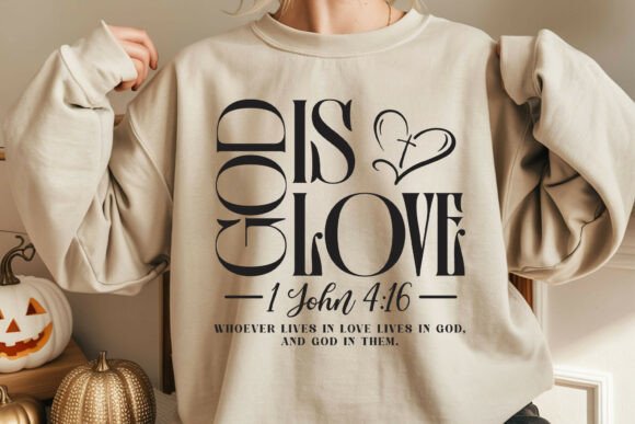 God is Love Svg, Faith Svg, Christian Svg for Crafts