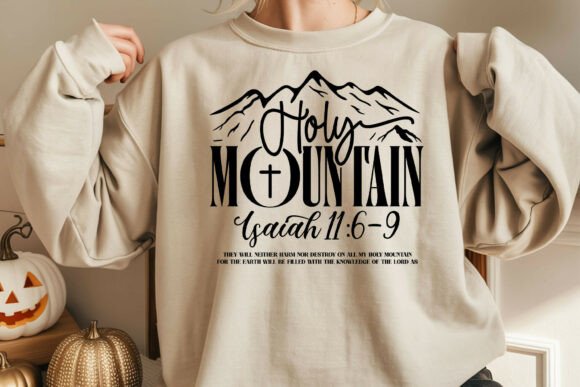 Holy Mountain Svg: A Faithful Embroidery Design