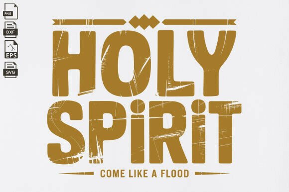 Holy Spirit Printable: A Versatile Graphic for Christian Crafts