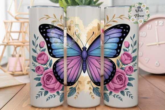 Jesus Butterfly Faith 20oz Tumbler Wrap: A Versatile Graphic Design Asset