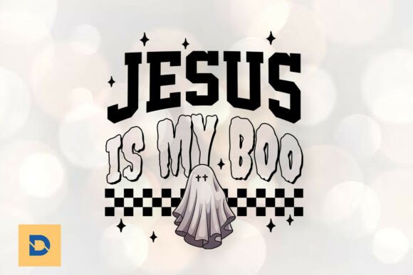 Jesus is My Boo: A Fun and Festive Embroidery Design