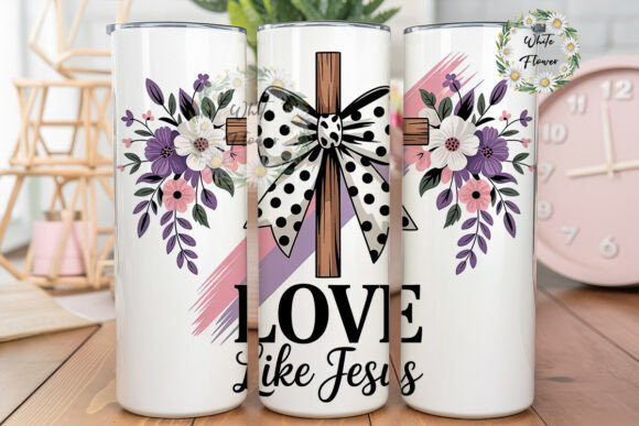 Love Like Jesus Tumbler Wrap: A Versatile Graphics Asset