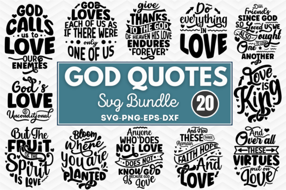Review: God Quotes SVG Bundle, Christian SVG Bun