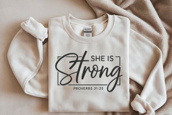 She Is Strong SVG: A Versatile Christian Graphics Asset for Crafts