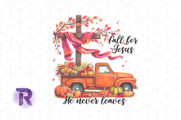 Thanksgiving Fall for Jesus He Never PNG: Perfect for Crafts and Graphics